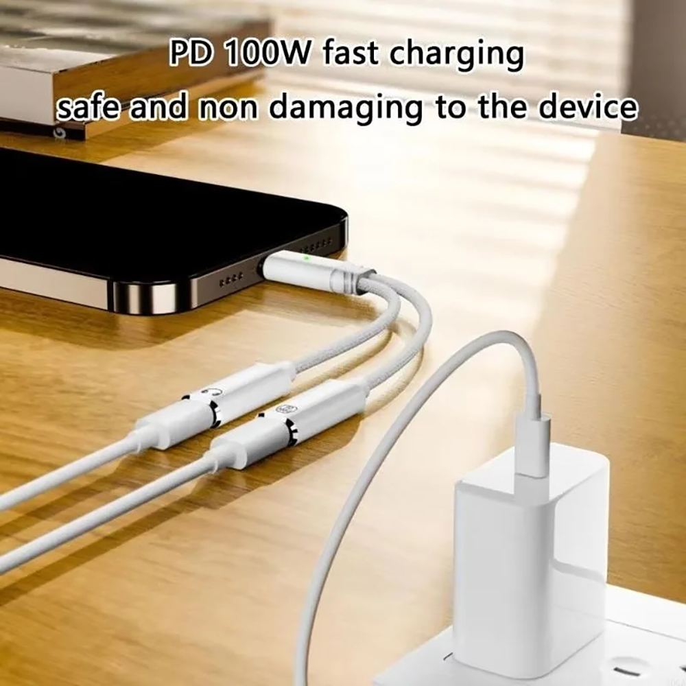 Splitter USB C 2 in 1, Adattat - Earphone Splitter Jack recensione e prezzo
