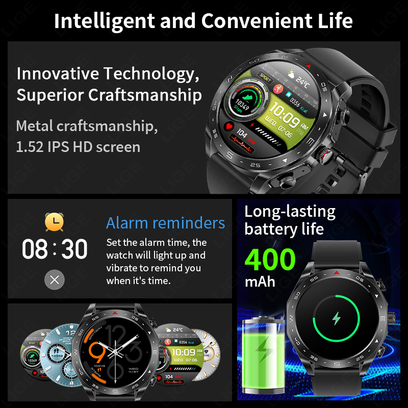 LIGE TWS Smartwatch 2-in-1 con - Wireless Earbuds Tws recensione e prezzo
