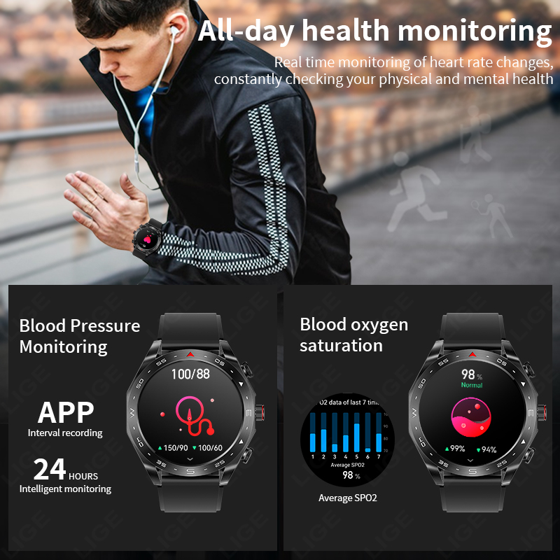 LIGE TWS Smartwatch 2-in-1 con - Wireless Earbuds Tws recensione e prezzo