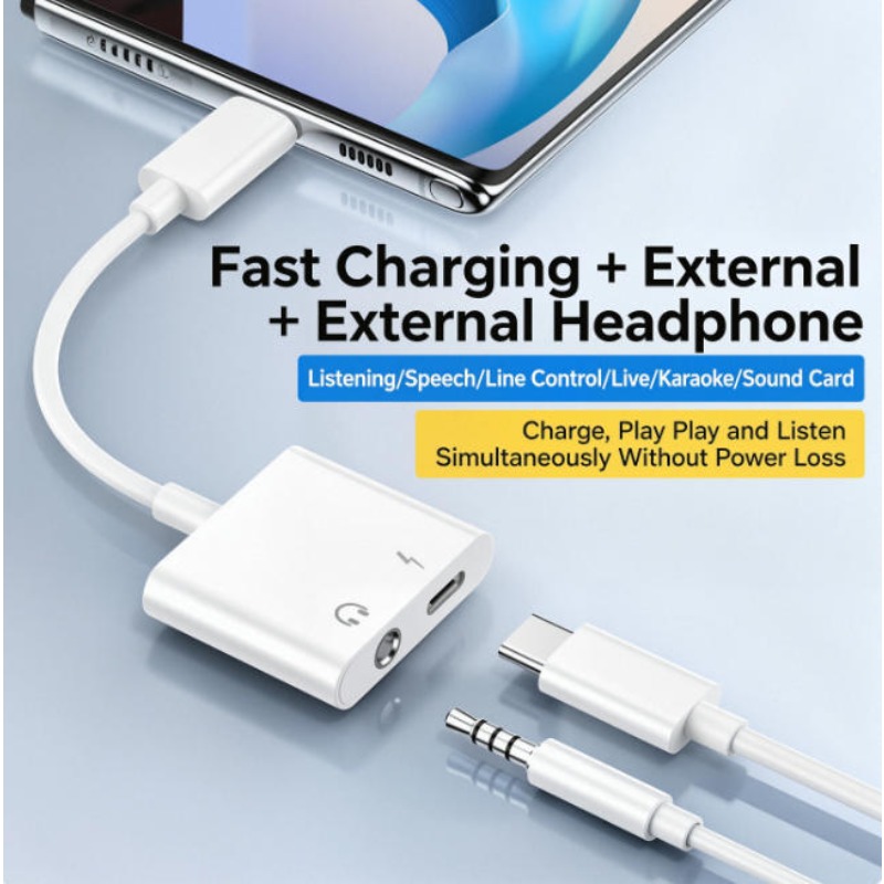 Adattatore audio per iPhone 14 - Earphone Splitter Jack recensione e prezzo